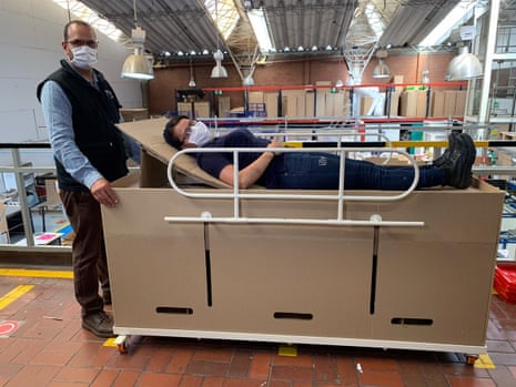 ABC Displays, which usually manufactures cardboard advertising props, has developed a bed that converts into a coffin.