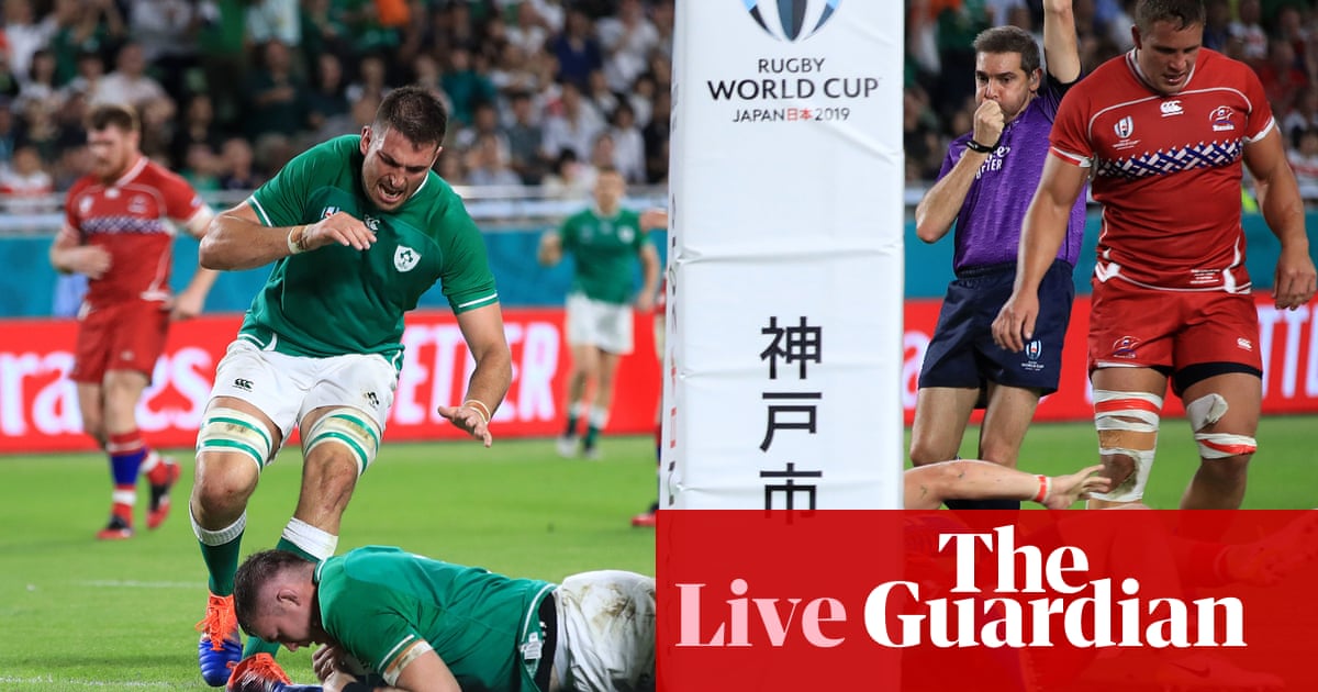Ireland v Russia: Rugby World Cup 2019 – live!