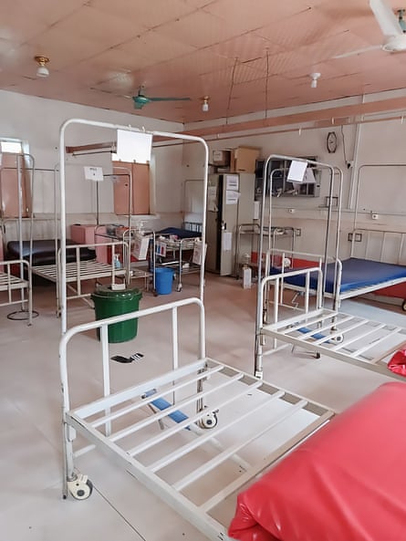 Inside the El Geneina teaching hospital, in West Darfur, which was partially looted.