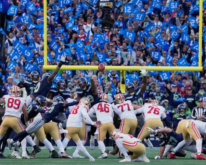 49ers edge Seahawks, Jaguars stun Eagles and Packers thrash Bears: NFL week five – as it happened