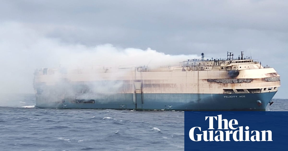 Abandoned burning ship 'had $400m cargo of luxury cars' | Shipping industry | The Guardian
