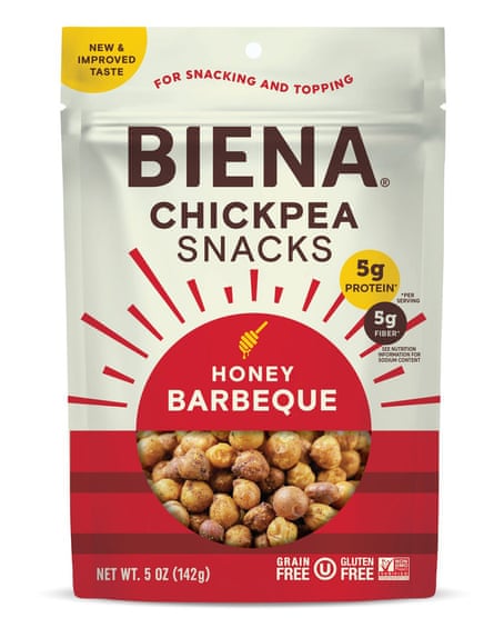 Honey Barbeque Roasted Chickpeas 4 Pack