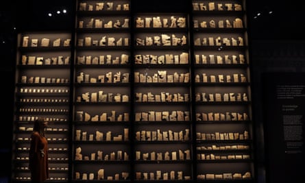 ‘A glimpse of hope’ … stone tablets from the library of Ashurbanipal.