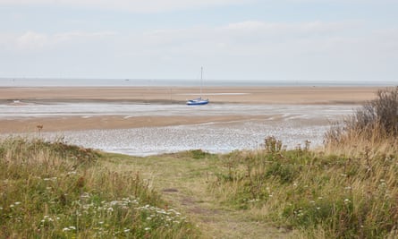 Low tide seen from the dunes
