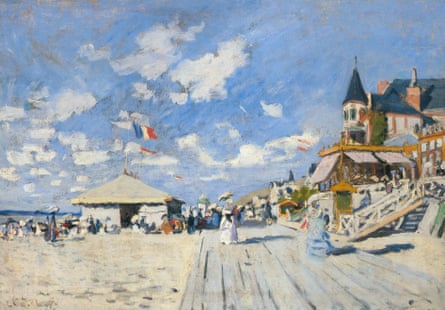 Monet painting of Trouville