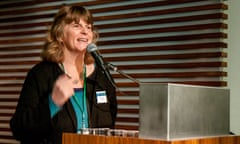 Rebecca Swift speaking at The Literary Consultancy's What's Your Story? conference in 2016
