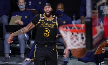 Anthony Davis S Buzzer Beater For Lakers Breaks Nuggets Hearts In Nba West Finals Nba The Guardian