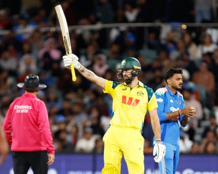 Matt Short made 74 from 78 balls for Australia against India in Adelaide.