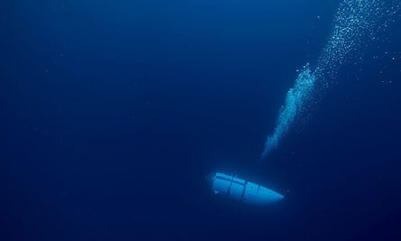 The Titan tourist submersible.