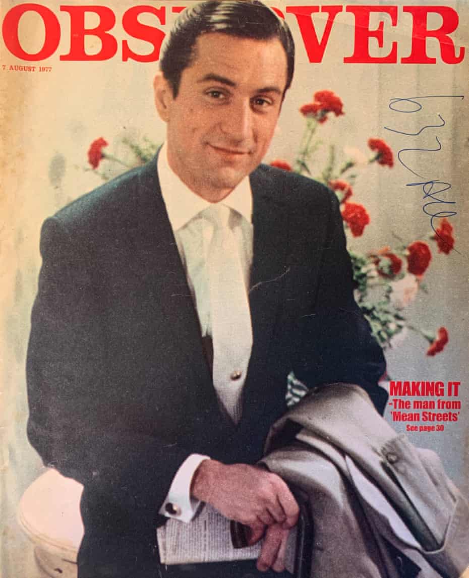 OM cover  with Robert De Niro, 7 August 1977