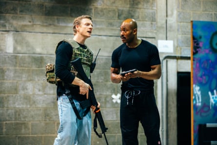 Patrick Gibson and Arinzé Kene in rehearsal at the Young Vic.