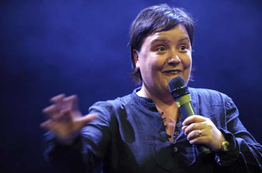 Susan Calman on the Edinburgh fringe in 2010.