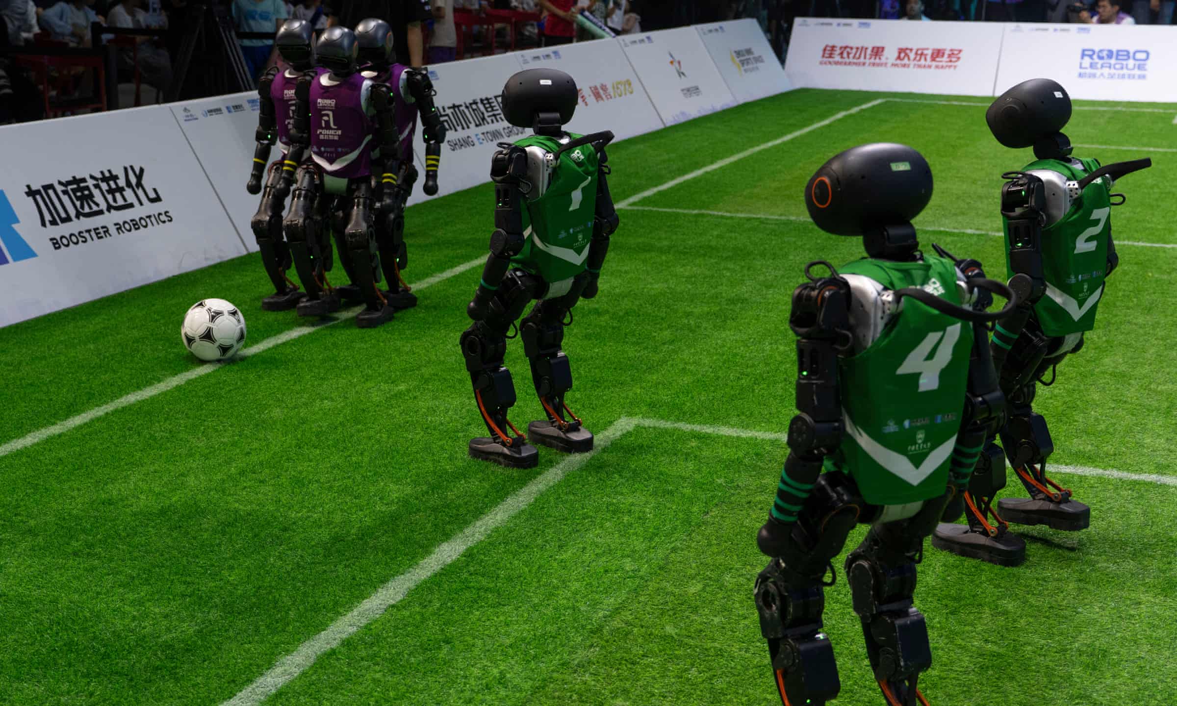 T1 robots compete at RoBoLeague Beijing 2025