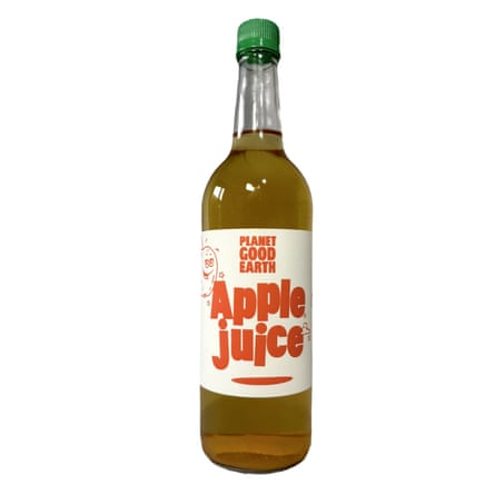 Bottle of apple juice