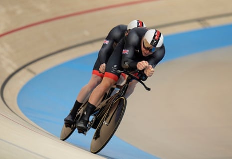Great Britain's James Ball and pilot Steffan Lloyd during the Men's B 1000m Time Trial - Final at the National Velodrome