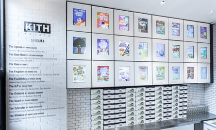 Kith’s cereal wall