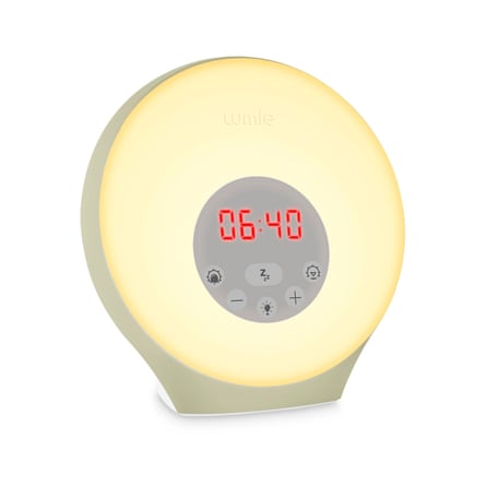 Lumie Sunrise Alarm Wake up to Daylight Table Lamp, White