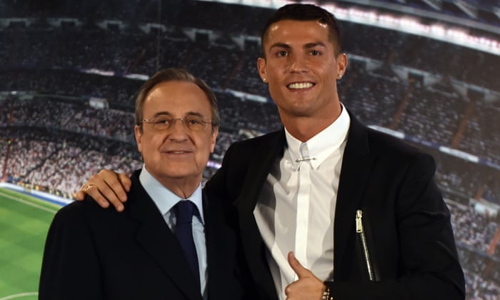 Cristiano Ronaldo: I left Real Madrid because of president Florentino Pérez | Cristiano Ronaldo | The Guardian