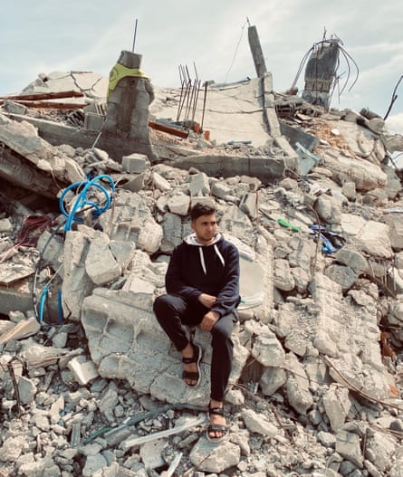 Youssef, amid the ruins of what was his family home