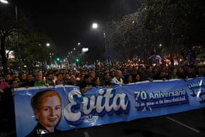 Seven decades after her death, Evita continues to stir passion in Argentina. Her followers believe that her image as a champion of the poor is more relevant than ever, at a time when inequality and poverty are rising as the economy remains stagnated amid surging inflation