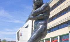 Rodin’s Eve statue in Harlow, Essex