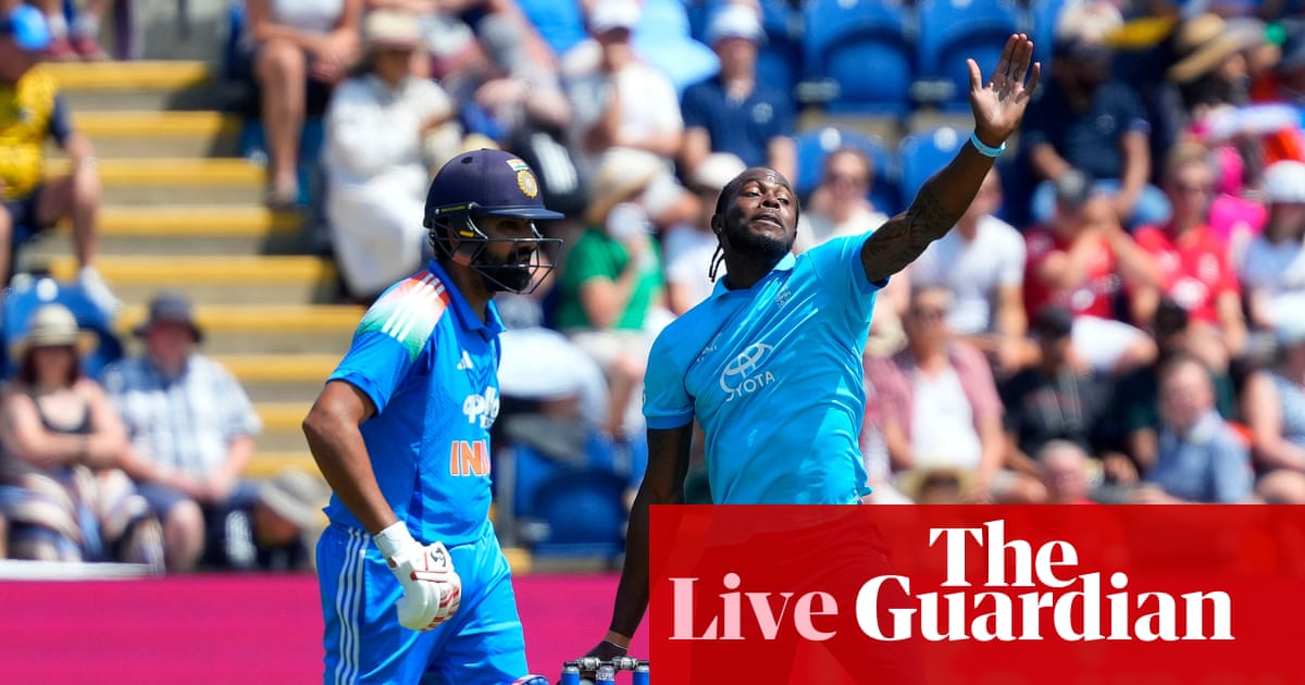 England v India: second men’s one-day cricket international – live
