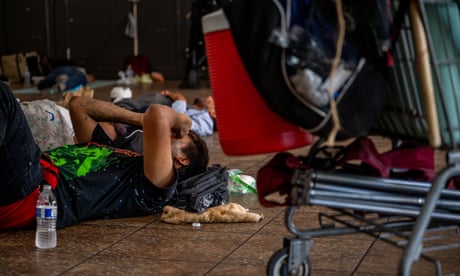 Arizona's Extended Extreme Heat Wave On Track to Break Its Record For Longest Stretch Of Days Over 110 Degrees<br>PHOENIX, ARIZONA - JULY 14: People seeking shelter from the heat rest at the First Congregational United Church of Christ cooling center on July 14, 2023 in Phoenix, Arizona. The church opened its doors, providing water, food, and refreshments for residents seeking relief from the heat. Today marks the Phoenix area's 15th consecutive day of temperatures exceeding 110 degrees. Record-breaking temperatures continue soaring as prolonged heatwaves sweep across the Southwest. (Photo by Brandon Bell/Getty Images)