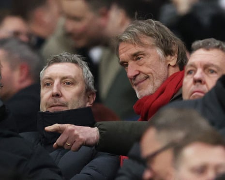 Jason Wilcox with Sir Jim Ratcliffe