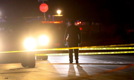 Police investigate after four people were killed and a fifth injured in a shooting at a Grantsville, Utah.