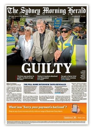Front page Wednesday 27 February