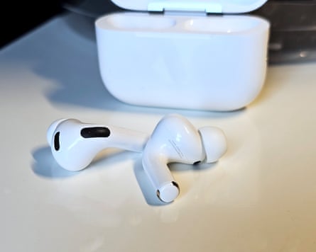 A pair of Apple AirPods Pro 3