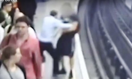 CCTV footage showed Cole pushing Pietraszek on to live tracks at Bond Street.