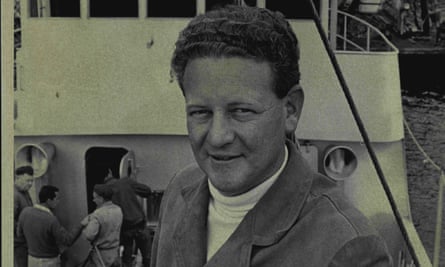 Peter Warner aboard his fishing boat in 1967