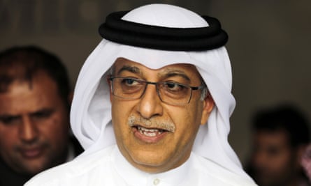 Asian Football Confederation president and Bahraini royal Sheikh Salman bin Ibrahim al-Khalifa.