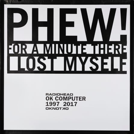 Untitled poster, 1997, by Yorke and Donwood.