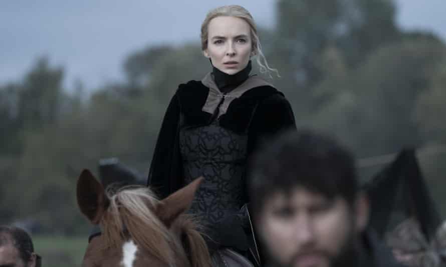 Jodie Comer as Marguerite de Carrouges in The Last Duel.