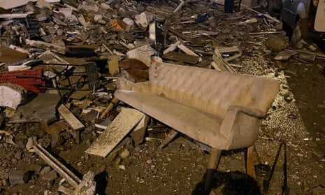 Wreckage in Adana, Turkey