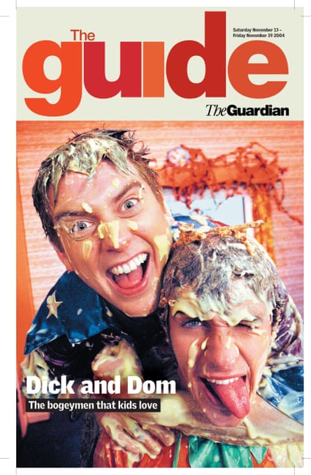 Covered … Dick and Dom in The Guide.