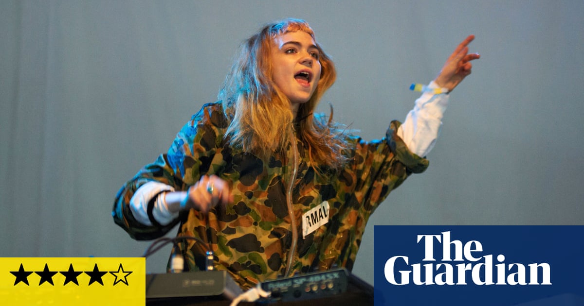 Grimes review – a suitably surreal invasion of the Miami Art Basel
