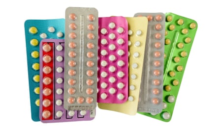 Strips of contraceptive pills