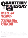 Cover of Annabel Crabb’s 2020 quarterly essay Men At Work.
