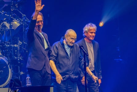 Mike Rutherford, Phil Collins and Tony Banks.