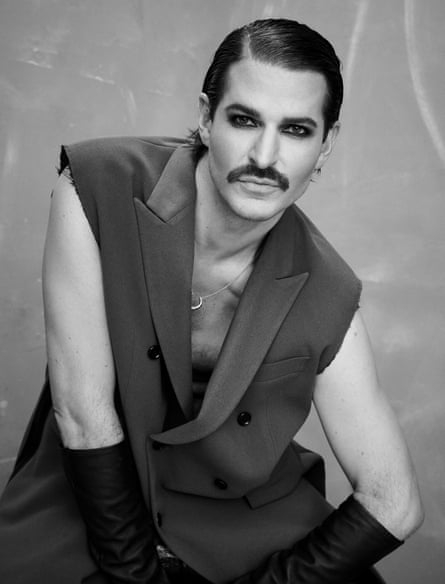 A black and white portrait of Trans Mission co-founder (and Mighty Hoopla director) Glyn Fussell.