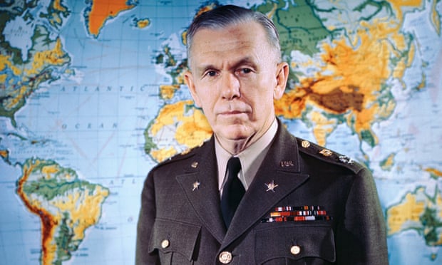 US Chief of Staff General George C Marshall at the War Department, Washington, 1943.
