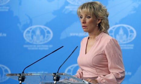 Maria Zakharova, Russia’s foreign ministry spokeswoman