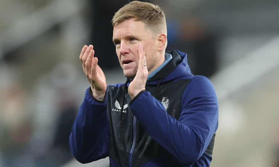 Eddie Howe is aiming to turn around Newcastle’s fortunes after a humbling defeat to Cambridge