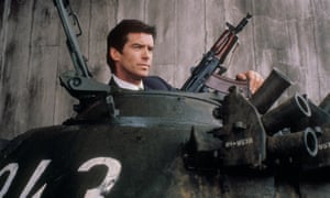 Cool and dangerous … Pierce Brosnan.