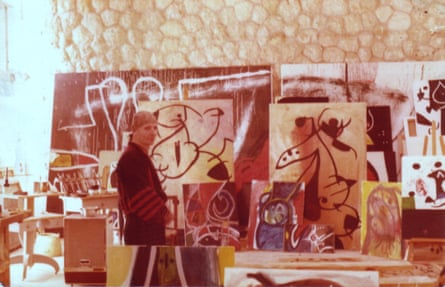 Visiting Joan Miró in his studio in Palma de Majorca