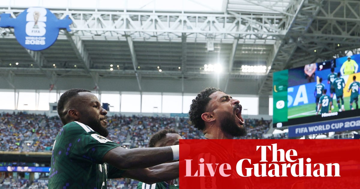 Saudi Arabia 1-1 Uruguay: World Cup 2026 – live - The Guardian