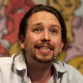 Leader of Spain’s leftwing Podemos, Pablo Iglesias